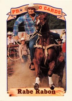1991 Rodeo America Set A #2 Rabe Rabon Front